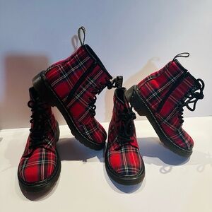 Dr. Martens 1460 TARTAN Youth Size 13 & Youth Size 3